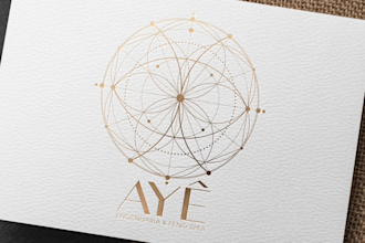 channel a sacred geometry logo for your business