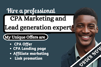 do cpa lead generation  cpa offer  cpa affiliate marketing