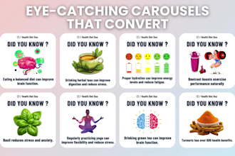 design eye catching instagram carousels for high engagement growth