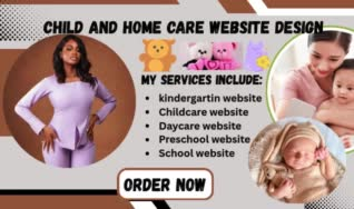create kindergarten, childcare, daycare, preschool and assisted living website