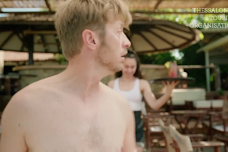 write a dangerously funny commercial ad script that sells