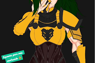 do fanart of anime, manga, cómic, videogame and ocs