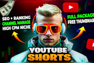 automate youtube shorts channel with 100 faceless videos