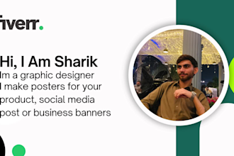 make poster for your product business banner