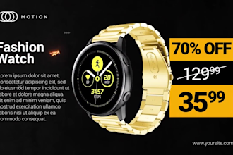 make a black friday sale video ad boosts product sale instagram facebook youtube