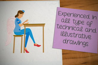 draw illustrative and technical drawings