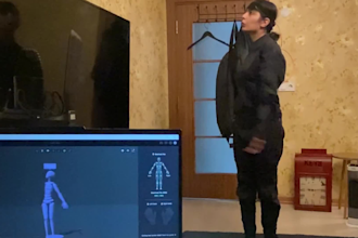 record motion capture with rokoko suit