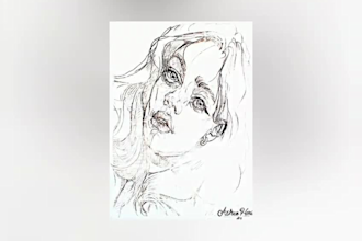 draw pencil sketches of people, animals and objects as a young artist