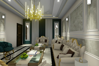 do 3d exterior design,interior design,and 3d rendering