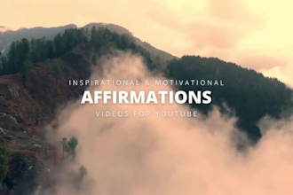 create guided meditation videos with affirmation for youtube