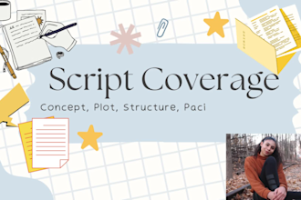deliver story driven feedback and notes on your script