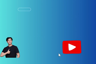 create youtube channel  intro, outro, end screens with logo, banner art