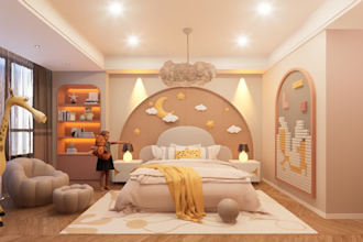 expert 3d design for modern kids bedrooms