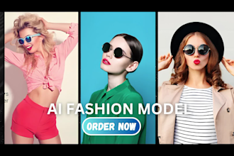 create realistic ai fashion models, apparel design, product photography, runway