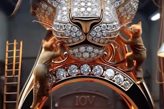 do 3d jewelry animation, 3d cad jewelry, ai jewelry design, ai jewelry video