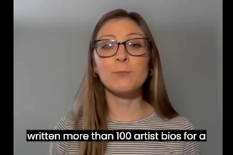 write your spotify artist bio