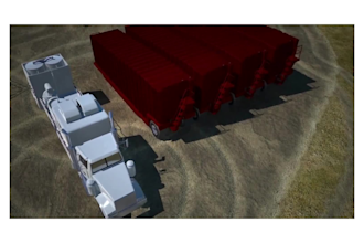 do 3d animation oil and gas for polymer injection eor process chemical video