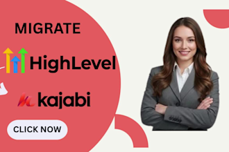 clone or migrate your teachable or gohighlevel course and funnels to kajabi