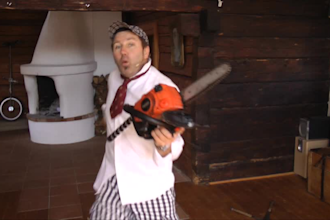 juggle a running chainsaw and or knives