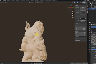 deliver stl, obj file of pets, 3d character for 3d printer or game