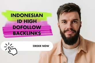 create 10 indonesian id high dofollow backlinks