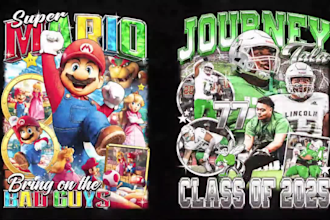 design a dope 90s vintage bootleg rap tee design