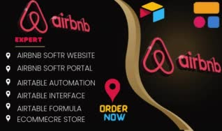 build your airbnb website, landing page, client portal with airtable and softr