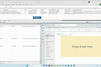 automate creating or sending emails from excel