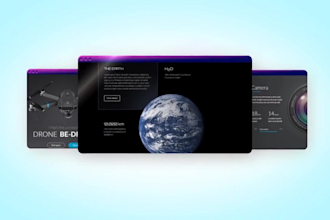 do custom website, landing page and full stack website development