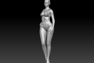 3d character modeling product stl obj files for 3d printing