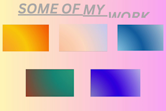 design modern gradient backgrounds for social media and branding