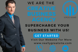 create and design stylish business flyer and poster