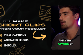 repurpose long content into short form clip with alex hormozi captions