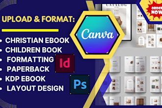 upload format christian ebook children book formating paperback kdp ebook layout