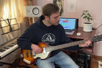 be your bass player and record a bass guitar track