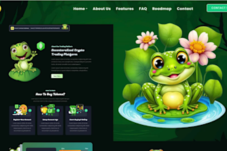 build crypto meme coin website, meme token or coin website, meme coin website
