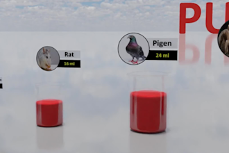 create any viral  3d models comparison video for youtube