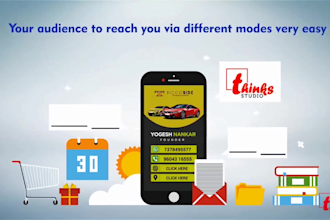 design you a mobile digital business card in 24 hours