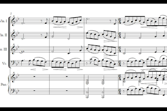 write, arrange and transcribe music for ensambles