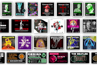 create premium futuristic sticker with edgy style streetwear