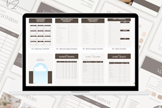 provide 100 pages of digital wedding planner template
