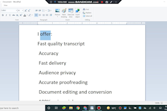 do quality transcripts of your podcast, audio, video and interview