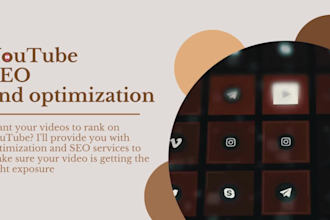 do your youtube seo and optimization
