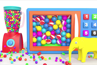 make kids learning video animation