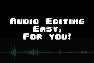 edit your audio track, pitch correct, autotune, remove noise