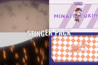 make cute vtuber stingers for your streams