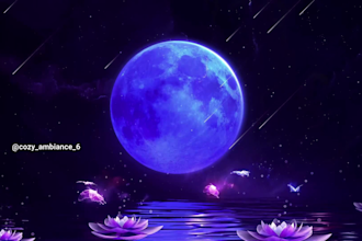 create HD meditation and relaxing music video