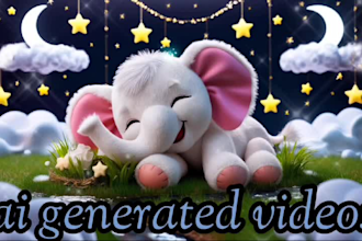 create 50 original lullaby baby sleep videos for your channel