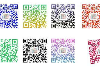 design custom branded qr codes with logo colors and social media links