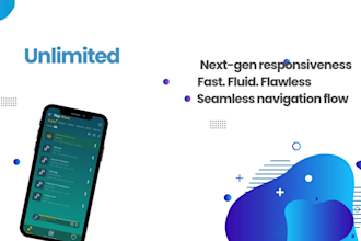 develop modern flutter app UI with responsive design